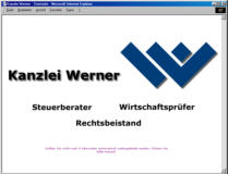 Screenshot Steuerberater/Wirtschaftsprüfer/Rechtsbeistand Kanzlei Werner